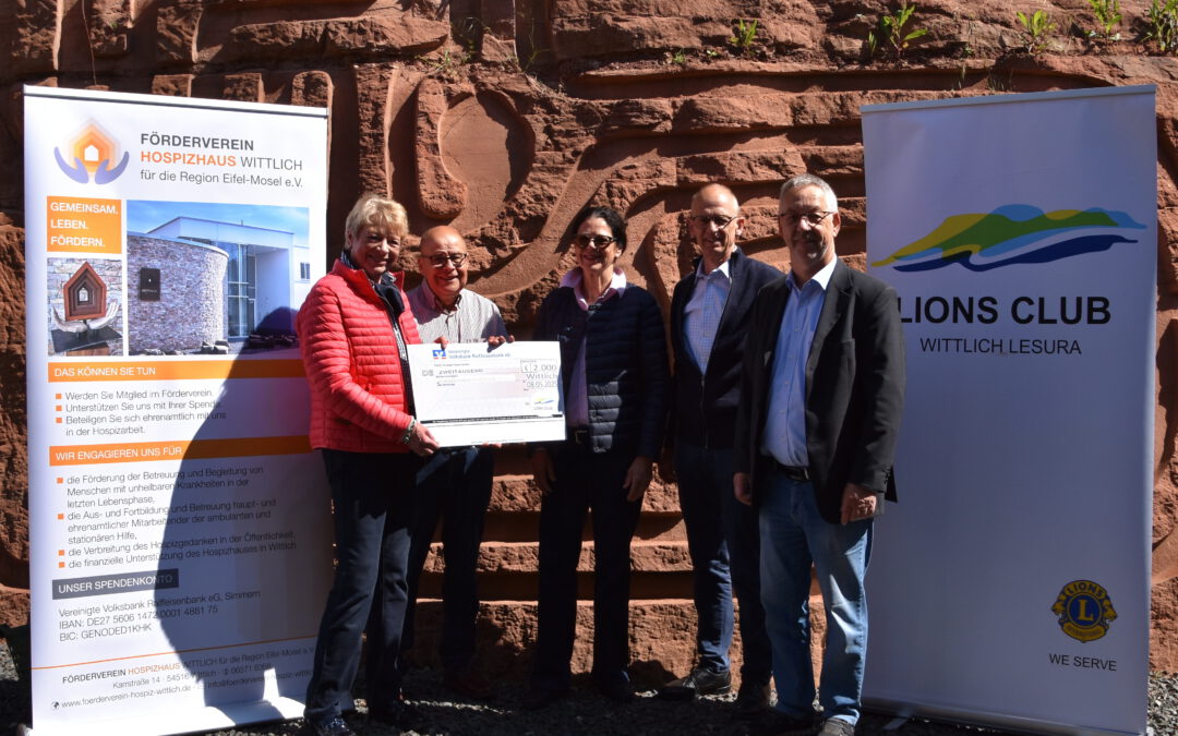 Erneute Spende des Lions Club Wittlich-Lesura