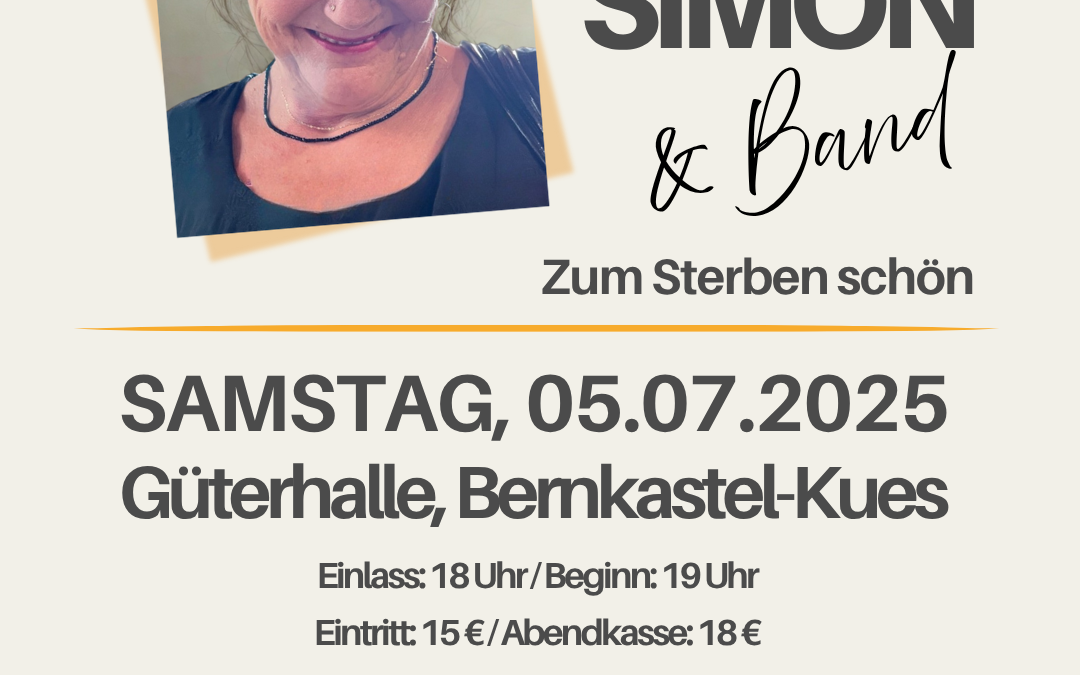 „Zum Sterben schön“ – Ein Abend mit Karin Simon & Band
