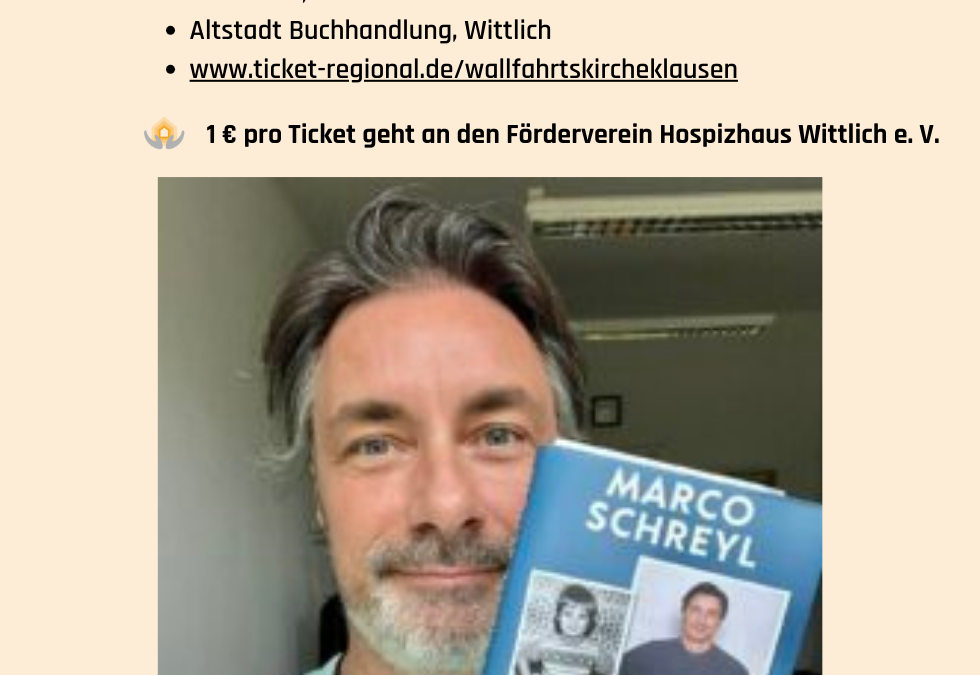 Lesung & Gespräch mit Marco Schreyl