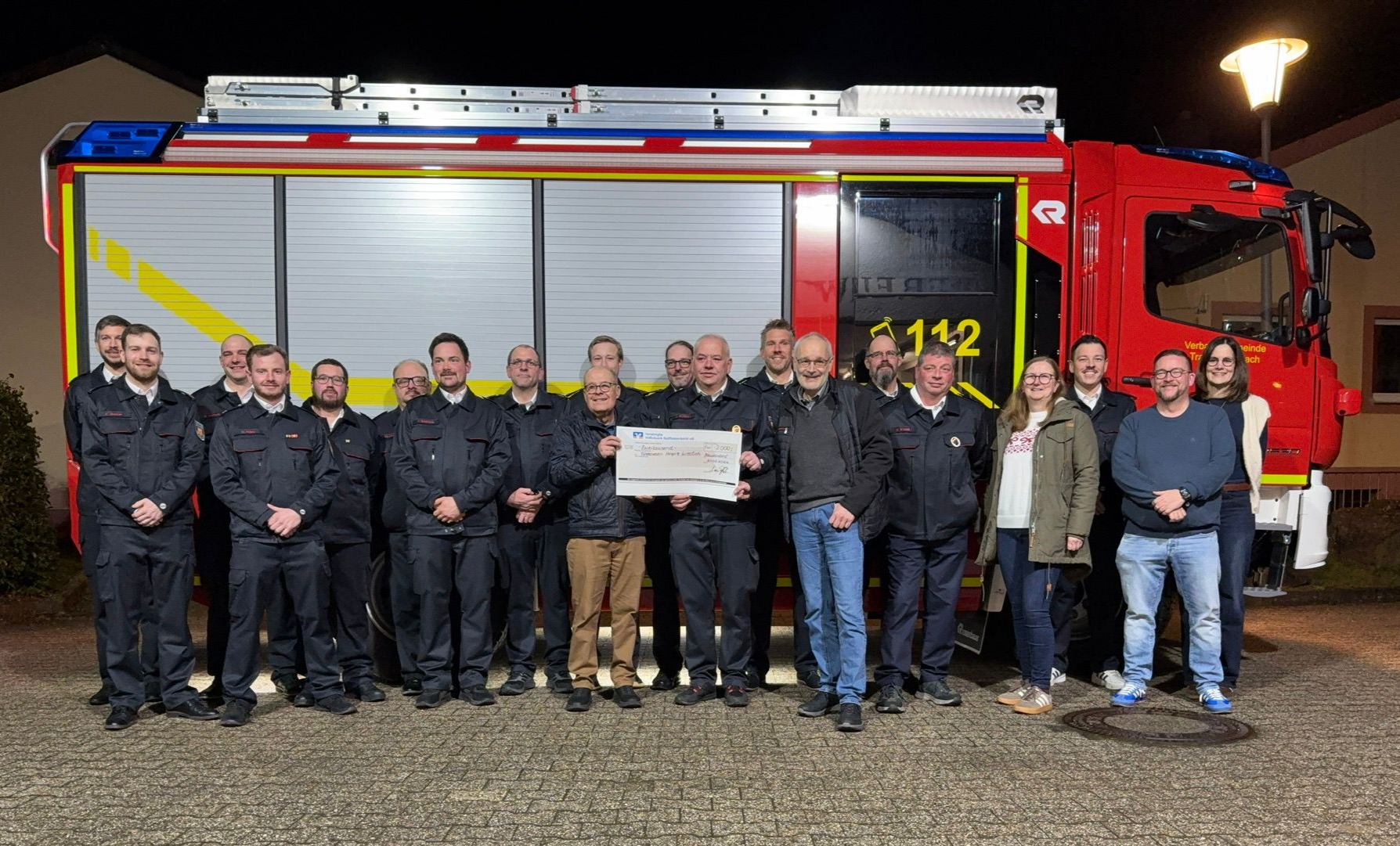 Spendenübergabe Feuerwehr