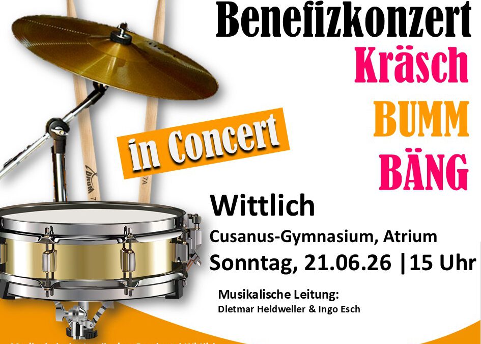 Wenn Kaffeetassen, Bleistifte und Drumsets Musik machen: „KRÄSCH! BUMM! BÄNG In Concert!“