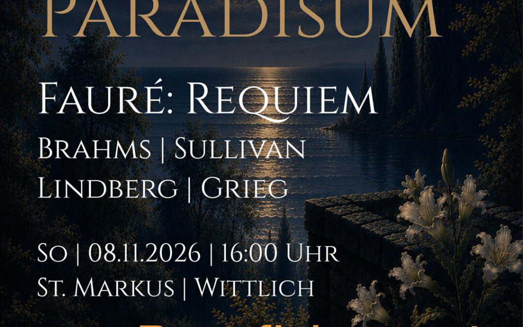 Musik, die berührt – Benefizkonzert des Kammerchors Wittlich